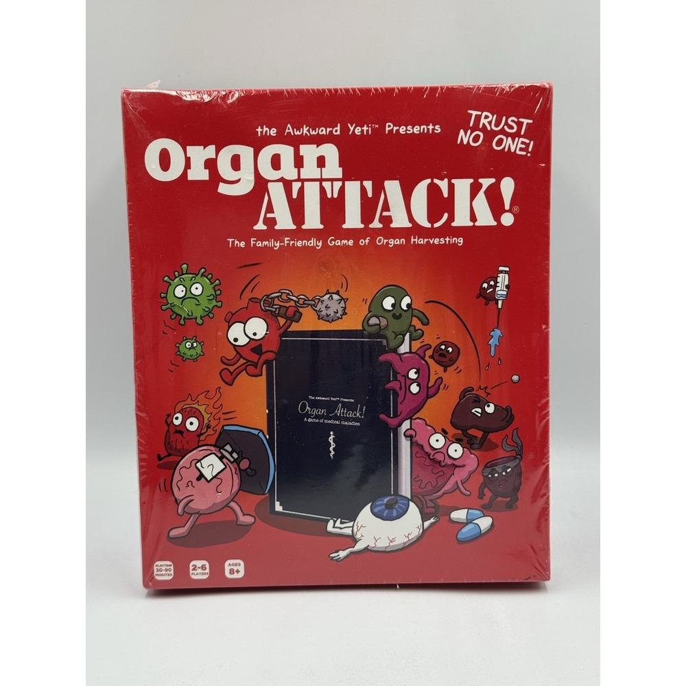 Organ Attack! by Awkward Yeti Family Friendly Edition New In Box